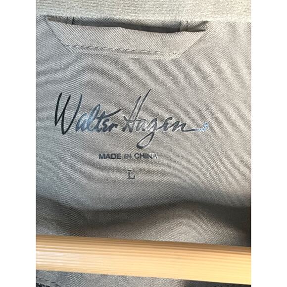 Walter Hagen Windbreaker 3 Way Convertible Jacket Vest Polyester Taupe‎ Mens L - Picture 3 of 14